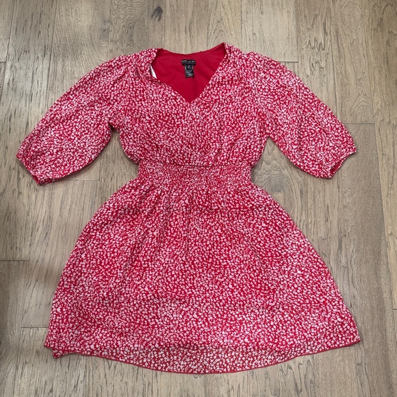 Kate And Lily Dresses & Skirts - Kate and Lily Red Floral Midi Dress Size 12P